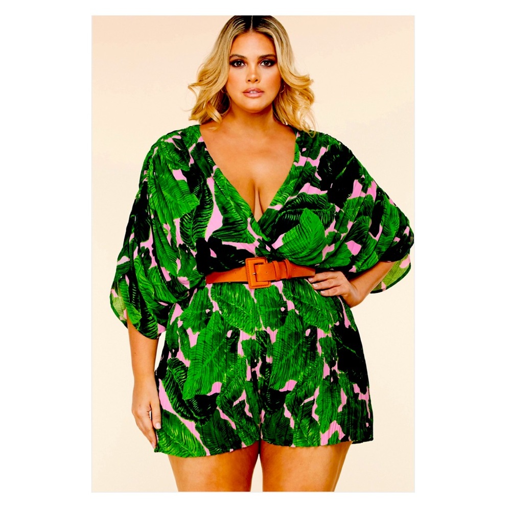 Forest Print Romper